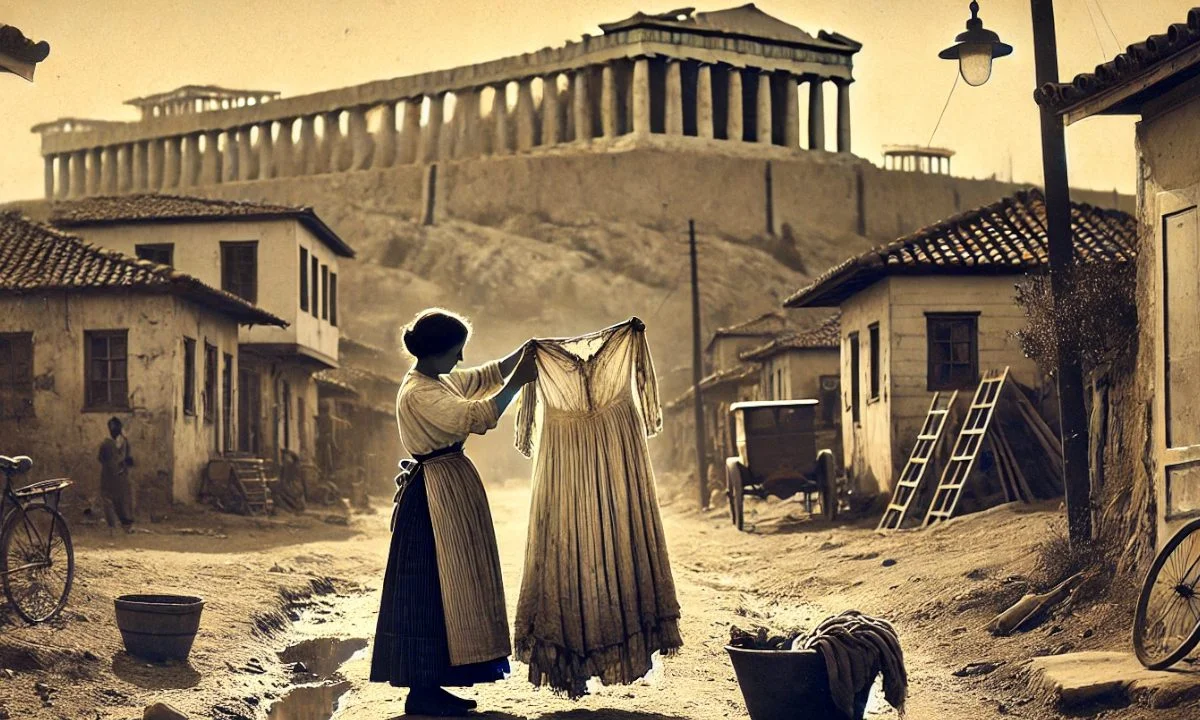 sΠως έπλεναν οι αθηναίοι τα ρούχα τους παλιά