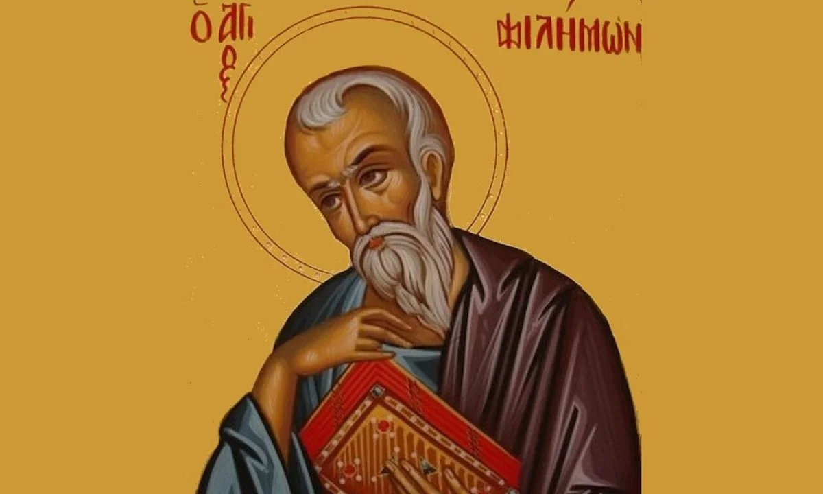 Εορτολόγιο Παρασκευή 22 Νοεμβρίου: Οι Άγιοι Φιλήμων, Άρχιππος, Ονήσιμος και Απφία ήταν μαθητές του Αποστόλου Παύλου (περί το 54 μ.Χ.) και τους αναφέρει ο Απόστολος Παύλος στην προς Φιλήμονα επιστολή του.