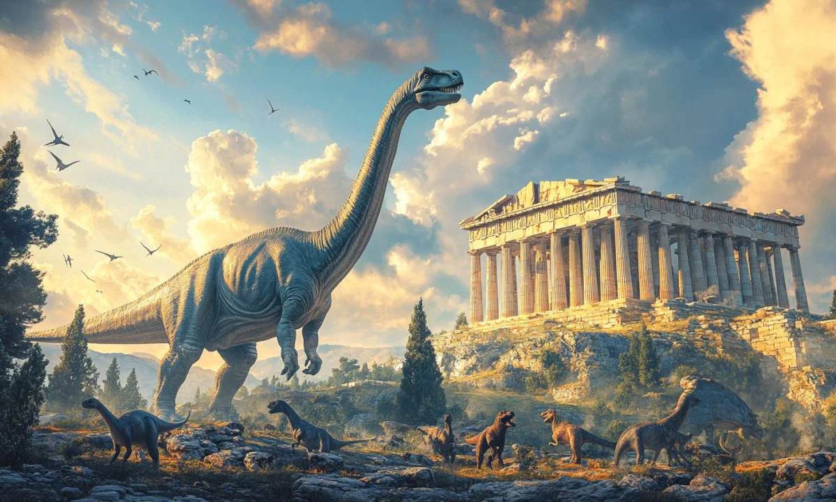 Σκελετοί δεινοσαυρων στην Ελλάδα