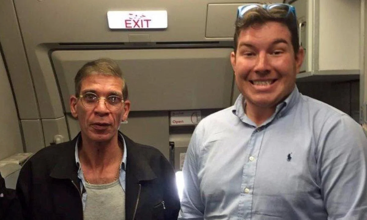 selfie με αεροπειρατή