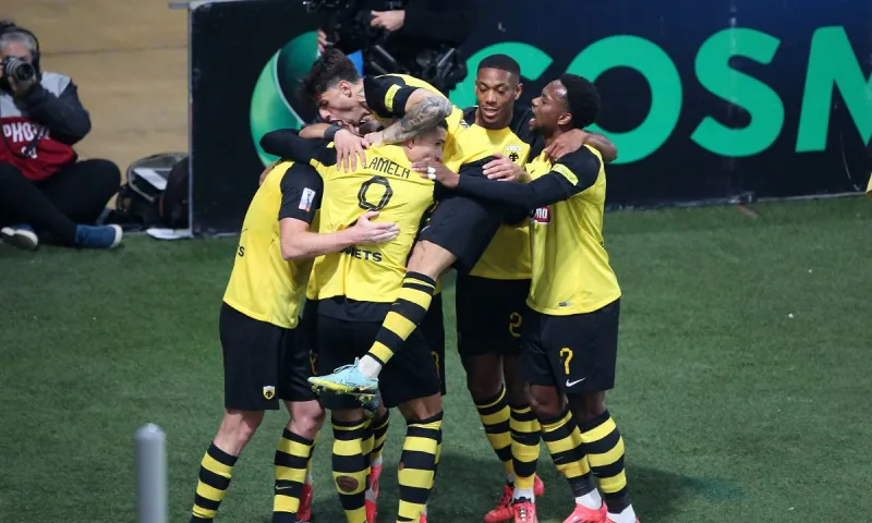 ΑΕΚ - ΠΑΟΚ 1-0: Η ΑΕΚ πάτησε τον ΠΑΟΚ για 60 λεπτά αλλά τον κέρδισε μόνο 1-0