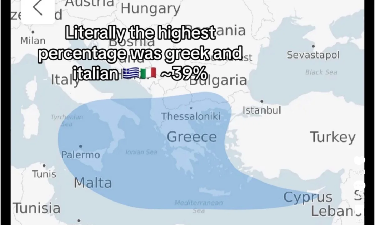 Τουρκάλα έκανε τεστ DNA πιστεύοντας πως είναι 100% τουρκικό το DNA της - Και όμως άλλα... είδε. Είδε οτι σε μεγάλο ποσοστό ήταν Ελληνίδα!