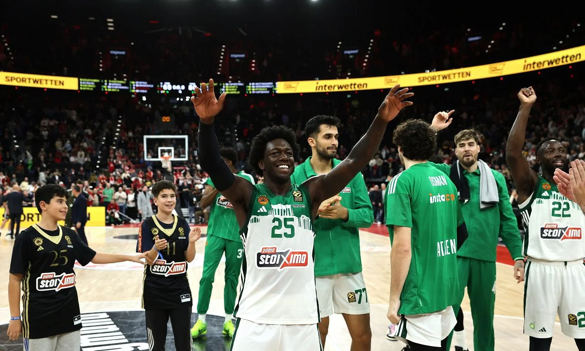 Στη βαθμολογία Euroleague ο Παναθηναϊκός μετά το εντυπωσιακό πέρασμα από το Μόναχο ανέβηκε στα ψηλά με 11-7