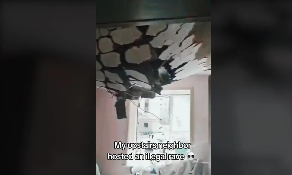 Λίγο πολύ όλοι όσοι μένουν σε πολυκατοικία έχουν... βιώσει ένα πάρτι, που διοργανώνεται στον ακριβώς από πάνω όροφο.