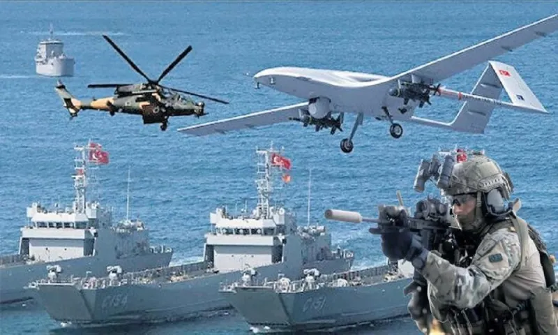 Η Τουρκία θέλει να κόψει το... βήχα στην Ελλάδα και βγάζει μετά από τρία χρόνια ξανά όλα τα τουρκικά πολεμικά στη θάλασσα