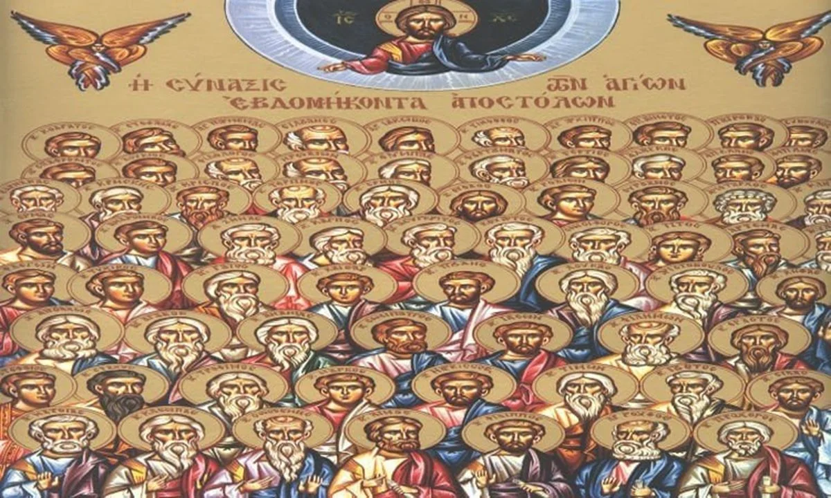 Εορτολόγιο Σάββατο 4 Ιανουαρίου: Για τους Αποστόλους αυτούς μας πληροφορεί το κατά Λουκάν Ευαγγέλιο στο δέκατο κεφάλαιο.