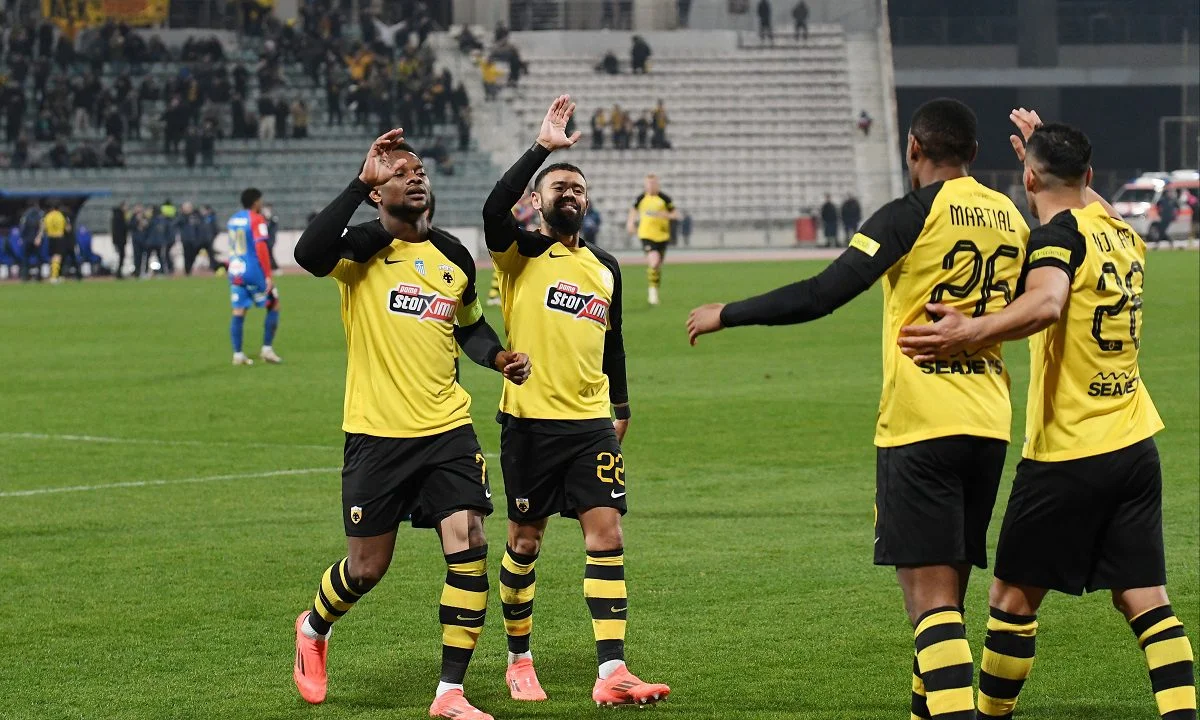 Βόλος - ΑΕΚ 2-4 με την ΑΕΚ να κάνει σούπερ δεύτερο ημίχρονο και να περνά με εύκολη όπως εξελίχθηκε νίκη από τη Μαγνησία