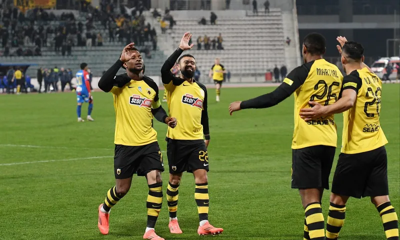 Βόλος - ΑΕΚ 2-4: Περίπατο η ΑΕΚ στο Βόλο με σούπερ δεύτερο ημίχρονο