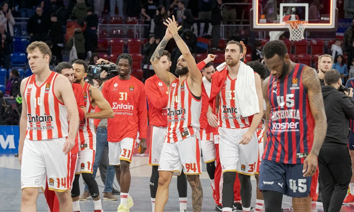 Η Βαθμολογία Euroleague παραμένει με χρώμα ερυθρόλευκο και ο Ολυμπιακός θα είναι σίγουρα πρώτος μετά την 21η αγωνιστική