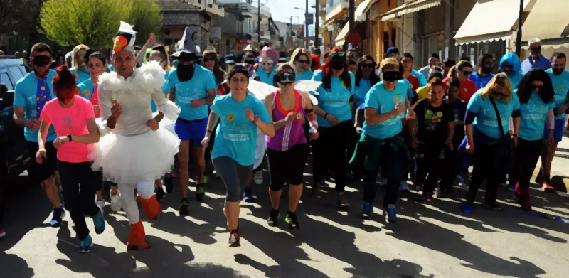 ΠΣΑΕ ΜΜΕ: Δρομικός αγώνας «MASKA RUN», μια πολύχρωμη γιορτή στον Ορχομενό Βοιωτίας