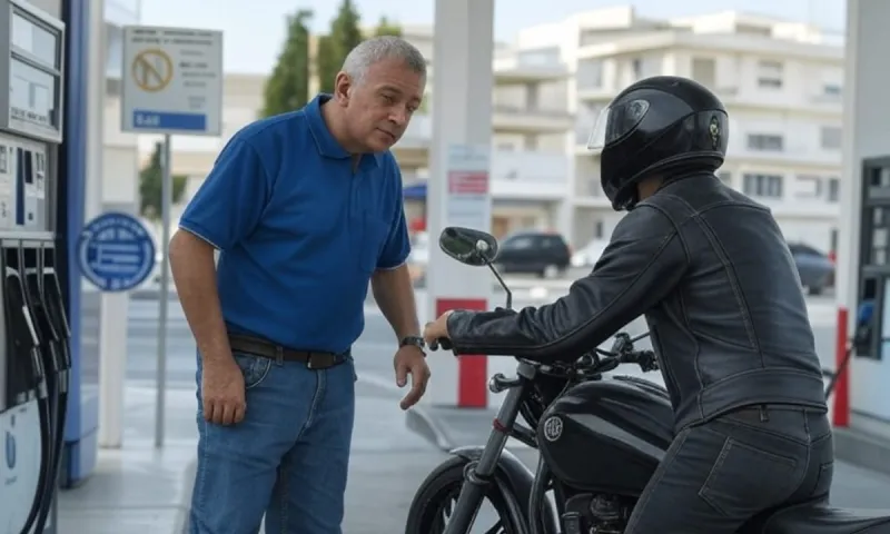Η κυβέρνηση τιμωρεί τα βενζινάδικα για τους οδηγούς χωρίς κράνος - Ένα μέτρο χωρίς λογική