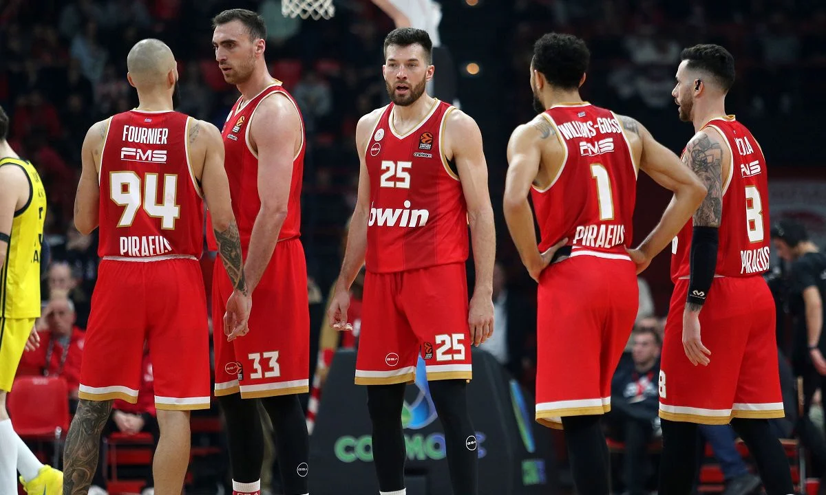 Βαθμολογία Euroleague: Η κατάταξη μετά την ήττα του Ολυμπιακού στο ντέρμπι κορυφής από τη Φενέρ με 77-87 για την 23η αγωνιστική.