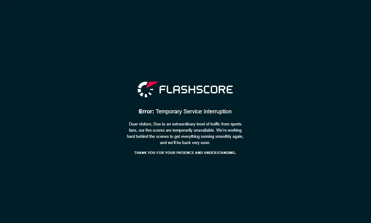 flashscore down