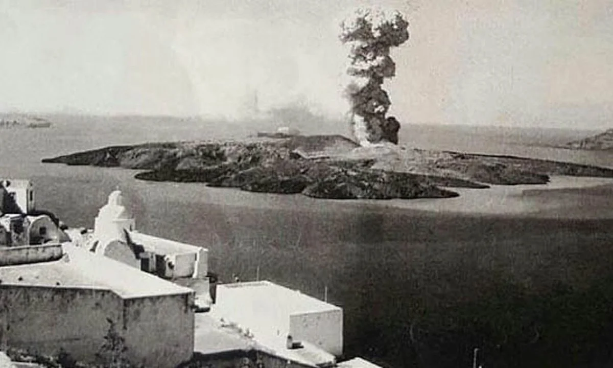 έκρηξη ηφαιστείου σαντορίνης