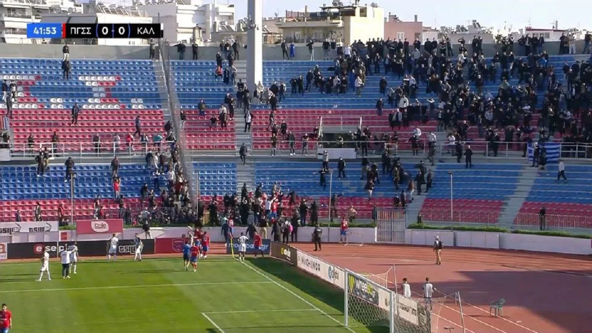 Πανιώνιος - Καλαμάτα, χαμός στη Νέα Σμύρνη με τους οπαδούς των δύο ομάδων
