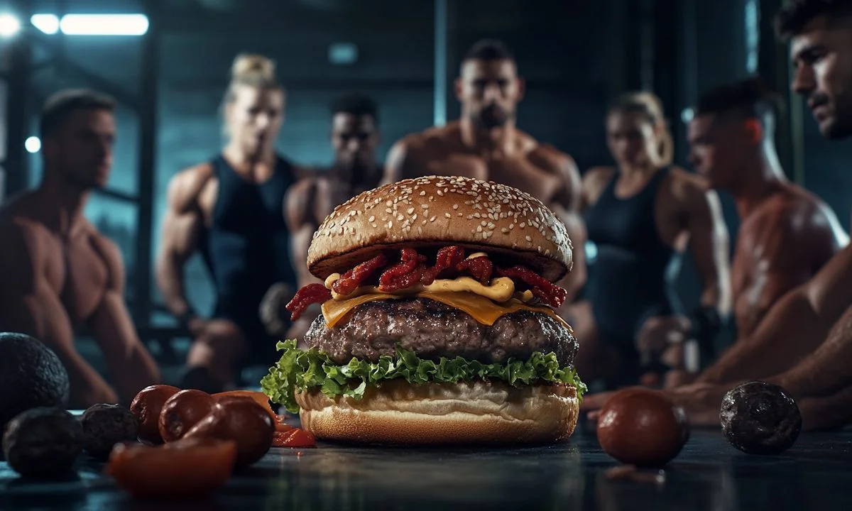 burger με λιγότερες θερμίδες
