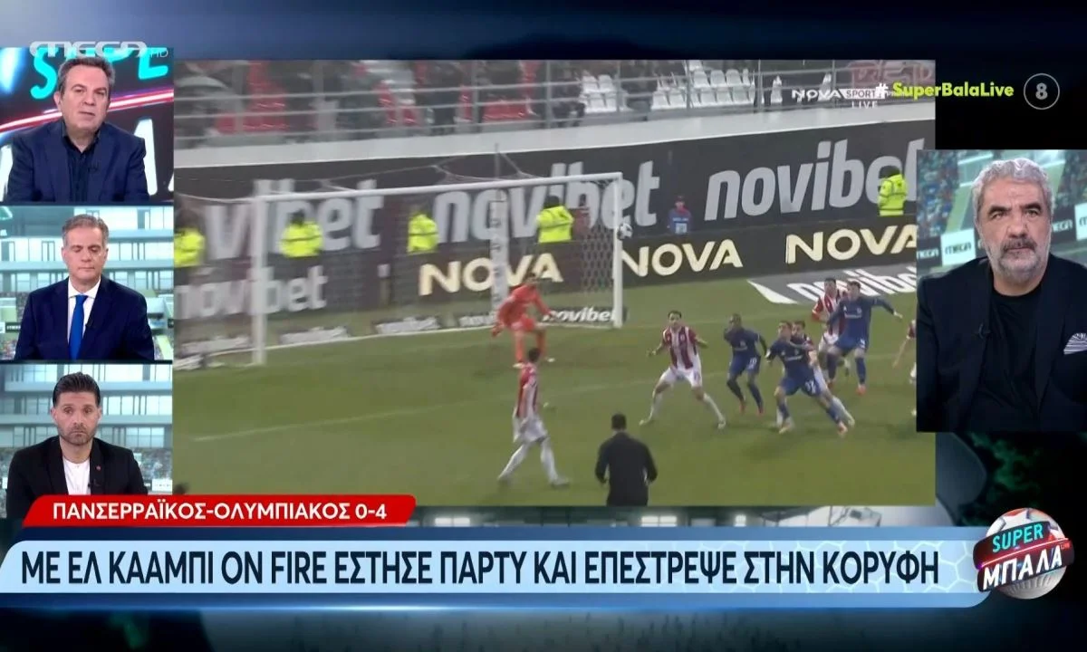 Να μην σταματήσει ο Ολυμπιακός να έχει τον Ελ Κααμπί ως κύριο εκτελεστή στα πέναλτι που κερδίζει πρότεινε ο Αντώνης Καρπετόπουλος.
