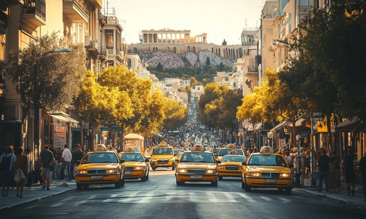 Κίτρινα ταξί Αθήνα