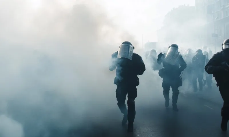 Τα δακρυγόνα απαγορεύονται στον πόλεμο, αλλά στο Σύνταγμα είναι ΟΚ
