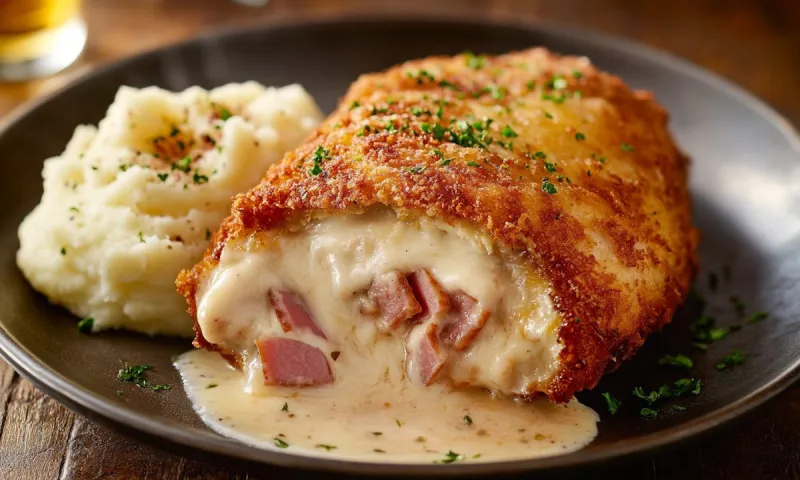 Το Cordon Bleu σημαίνει "Γαλάζια Κορδέλα", τι σχέση όμως έχει με το κοτόπουλο γεμιστό με ζαμπόν και τυρί;