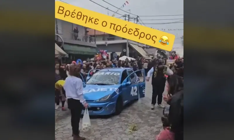 Στο καρναβάλι ο... Μάριος Ηλιόπουλος!
