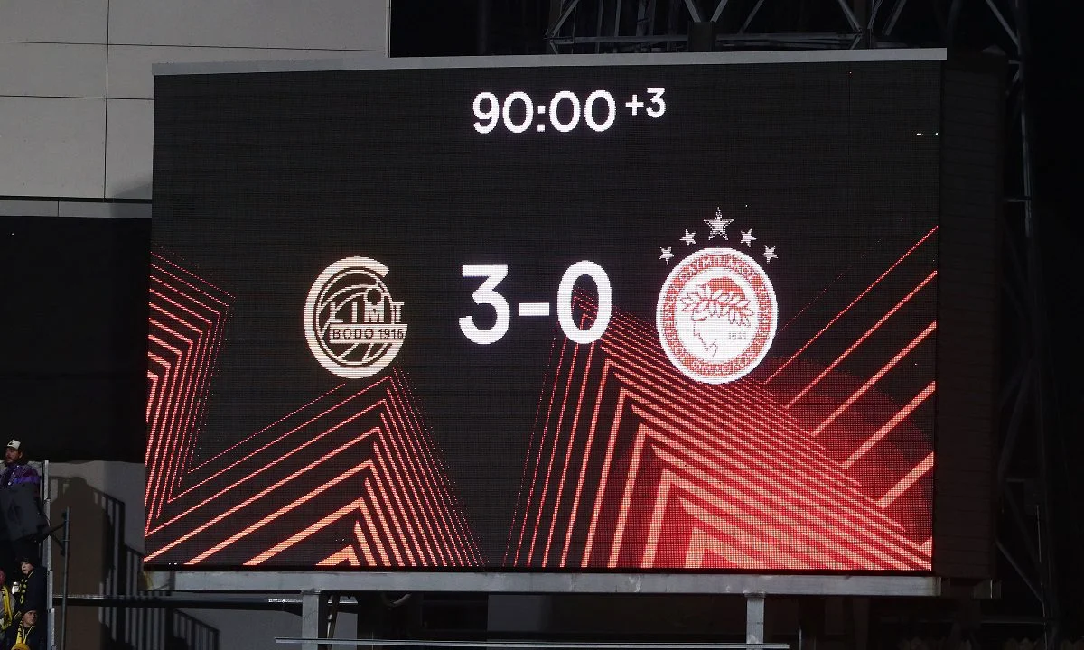 Μπόντο Γκλιμτ - Ολυμπιακός: 3-0 - Τα έκανε μαντάρα στη Νορβηγία