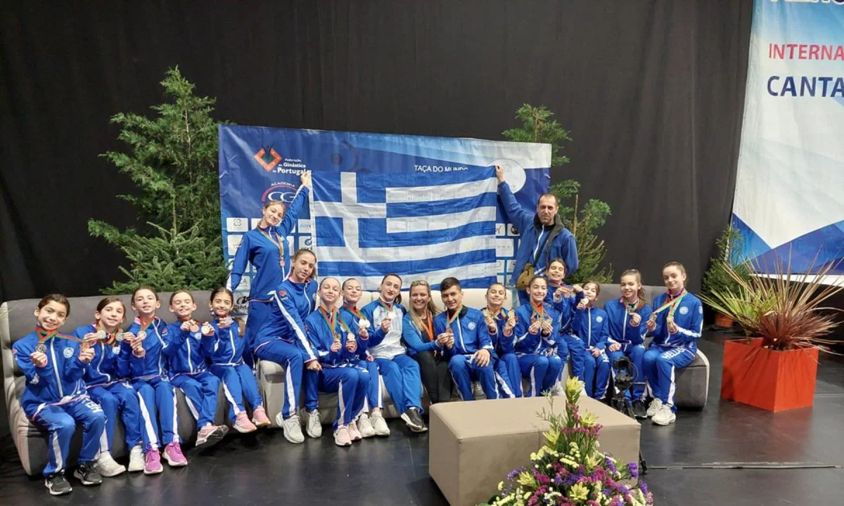 Οκτώ μετάλλια για τον Ο.Γ.ΗΡ.Α και ακόμη 1 μετάλλιο για την Διαμαντή Βασιλεία Φαίδρα με την Εθνική ομάδα στο Παγκόσμιο Κύπελλο Αεροβικής Γυμναστικής στην Πορτογαλία