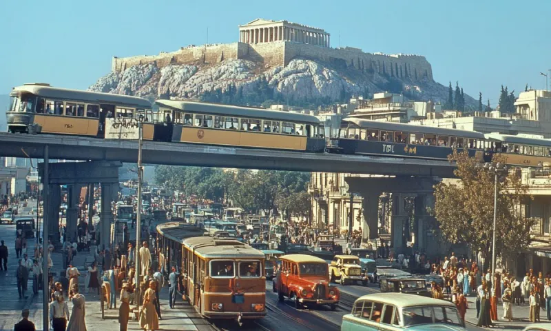 Γιατί δεν έγιναν ποτέ τα εναέρια τρένα στην Αθήνα; Οι προτάσεις που ξεκίνησαν από τον Καραμανλή το 1970