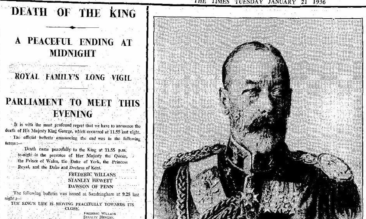 George V the times