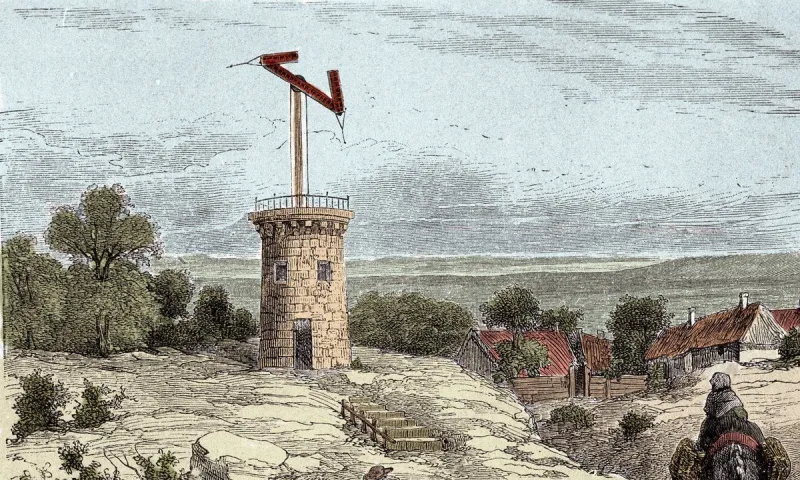 Πριν τα καλώδια και τα κινητά, οι Γάλλοι έστελναν μηνύματα με τεράστια χέρια πάνω σε πύργους