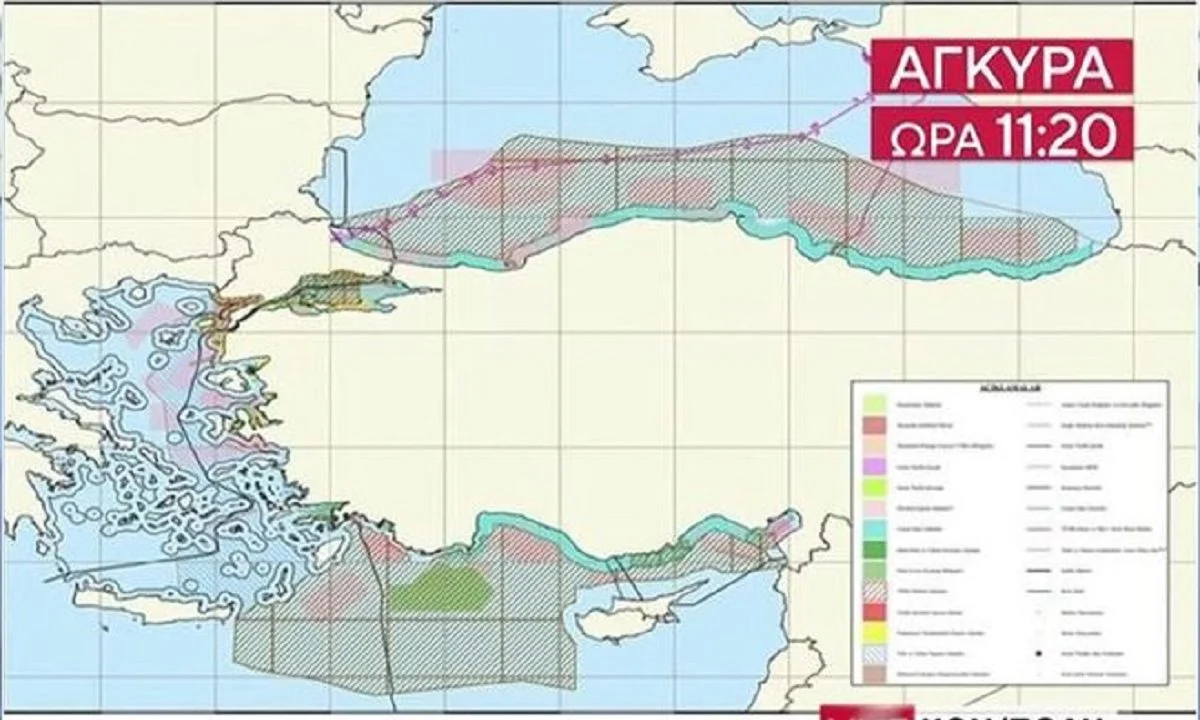Στον ύπνο έπιασε η Ελλάδα την Τουρκία με τον θαλάσσιο χωροταξικό χάρτη; - Έτρεχαν οι Τούρκοι να βγάλουν χάρτη και τον έβγαλαν ώρα μετά αν και τον ανακοίνωσαν το πρωί;