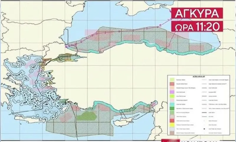 Στον ύπνο έπιασε η Ελλάδα την Τουρκία με τον θαλάσσιο χωροταξικό χάρτη; - Έτρεχαν οι Τούρκοι να βγάλουν χάρτη και τον έβγαλαν ώρα μετά αν και τον ανακοίνωσαν το πρωί;