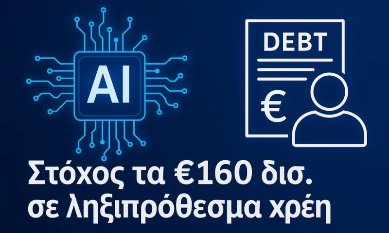 AI στην υπηρεσία της είσπραξης: Στόχος τα €160 δισ. σε ληξιπρόθεσμα χρέη