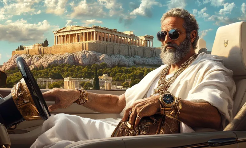 Αφού δεν υπήρχαν Hermès, Rolls-Royce και Patek Philippe στην Αρχαία Ελλάδα, τι παραπάνω είχε ένας πλούσιος από έναν φτωχό;