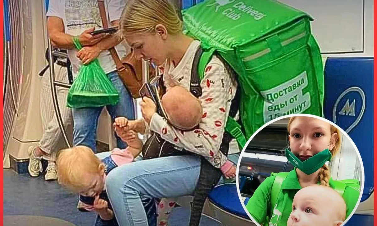 Δύο παιδιά στην αγκαλιά, μια βαριά τσάντα στην πλάτη, και μηδέν βοήθεια. Η ιστορία της Lada Koroleva είναι μια πραγματική μαχόμενη μαμά
