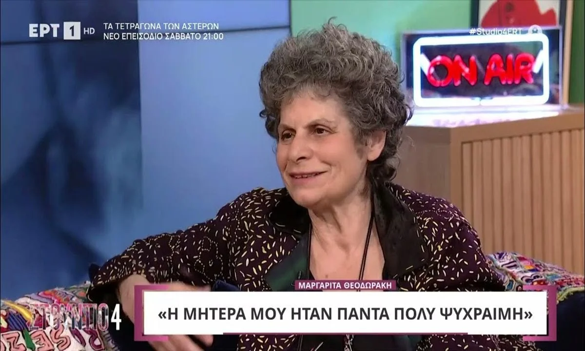 Μαργαρίτα Θεοδωράκη: «Είμαι περήφανη για τον πατέρα μου»