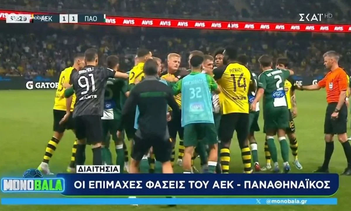 Αδίκως διαμαρτύρεται η ΑΕΚ για τη διαιτησία στο παιχνίδι με τον Παναθηναϊκό. Αυτό είπε η Ελένη Λαμπαδαρίου στον ΣΚΑΪ