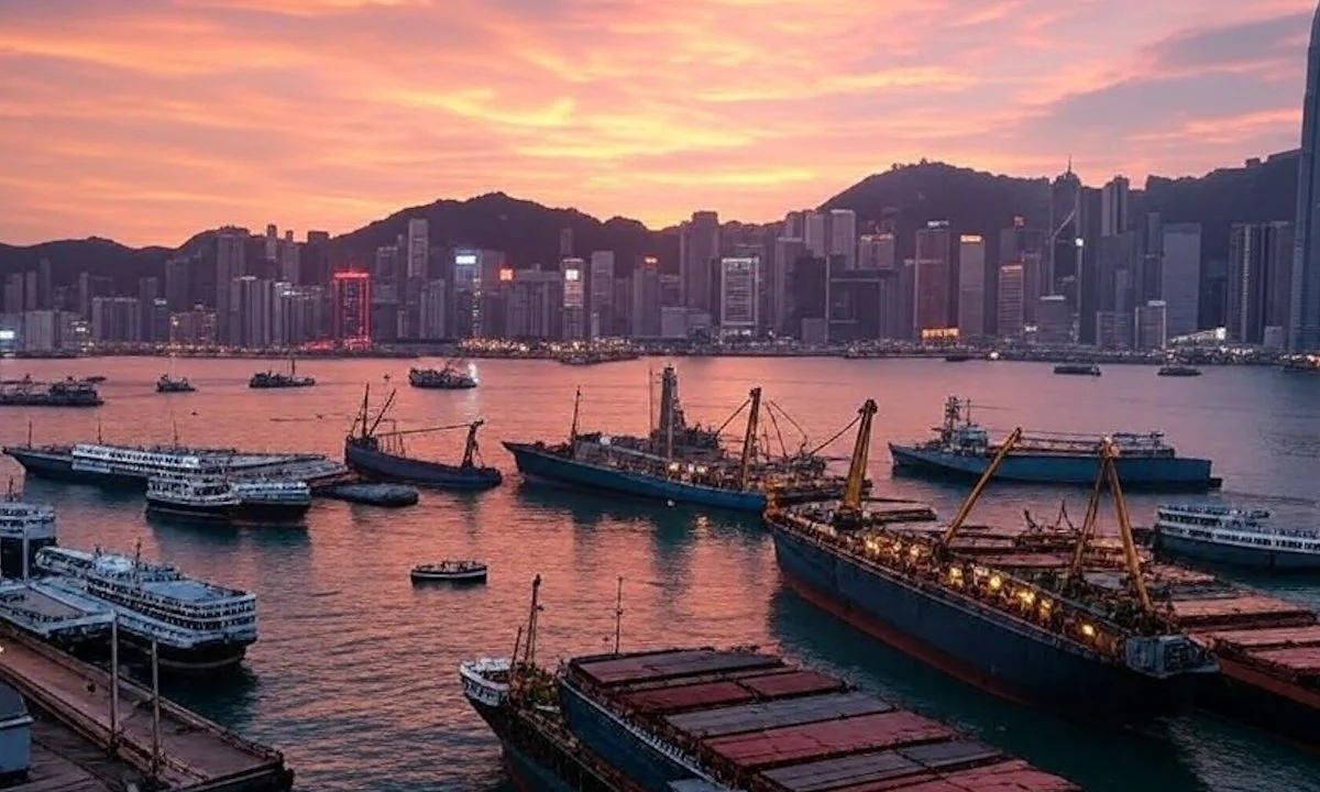 hong kong λιμάνι