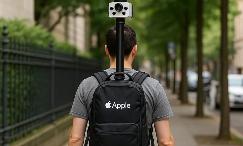 Ήξερες πώς η Apple χαρτογραφεί στενά και πάρκα; Με σακίδια-κάμερες στην πλάτη!