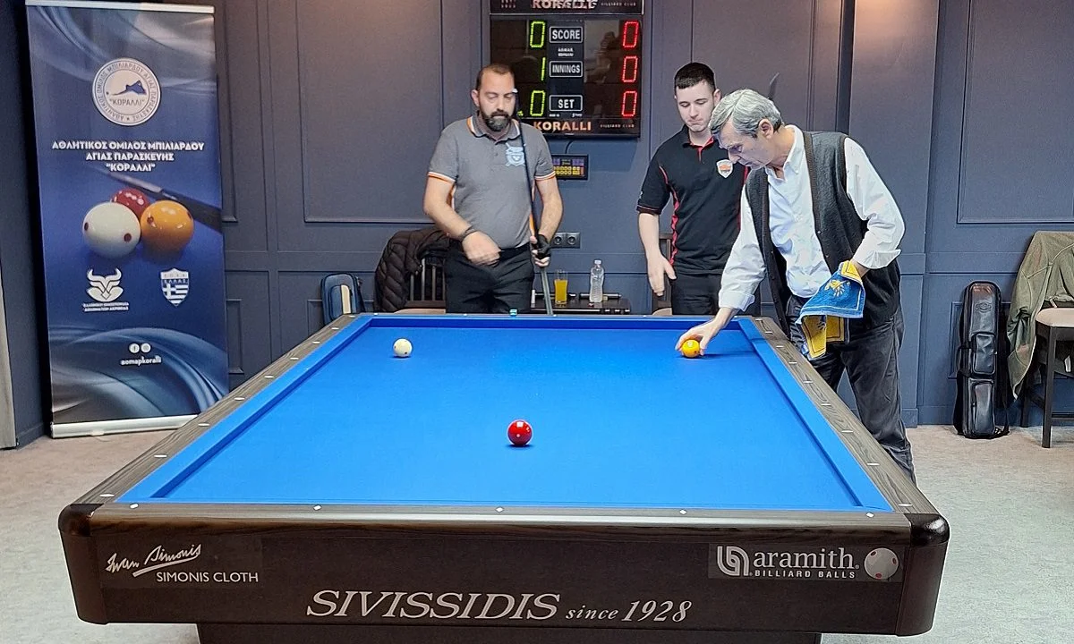 Αρχίζει η φάση των «16» στο 3ο Master League – Στη σκακιέρα του Koralli Billiard Club τα μεγάλα ονόματα