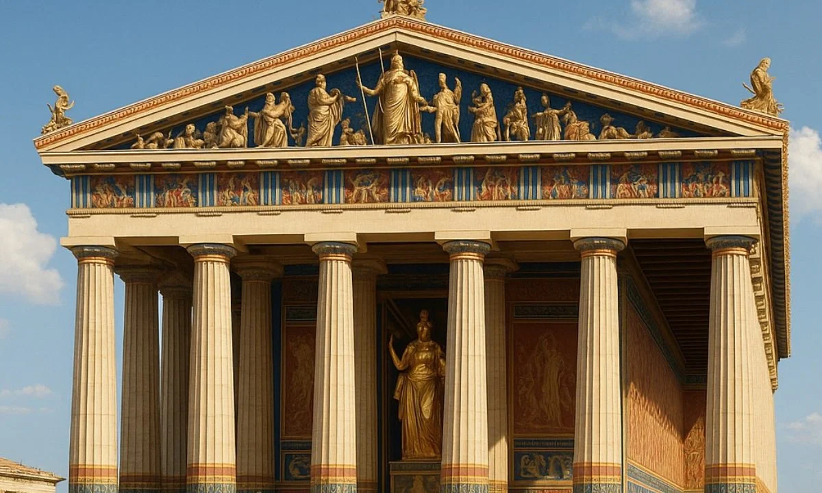 Έτσι ήταν ο Παρθενώνας όταν ολοκληρώθηκε – και η εικόνα του κόβει την ανάσα
