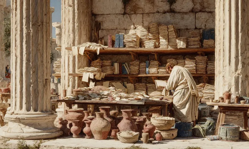Πόσο κόστιζε ένα βιβλίο στην Αρχαία Ελλάδα; Υπήρχαν βιβλιοπωλεία;