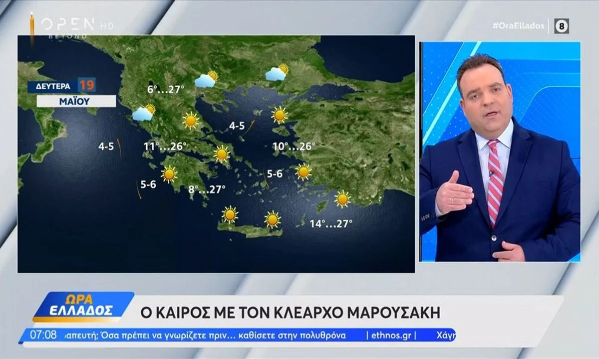 Κλέαρχος Μαρουσάκης: Αλλάζουν τα δεδομένα – Εκτοξεύεται η θερμοκρασία!