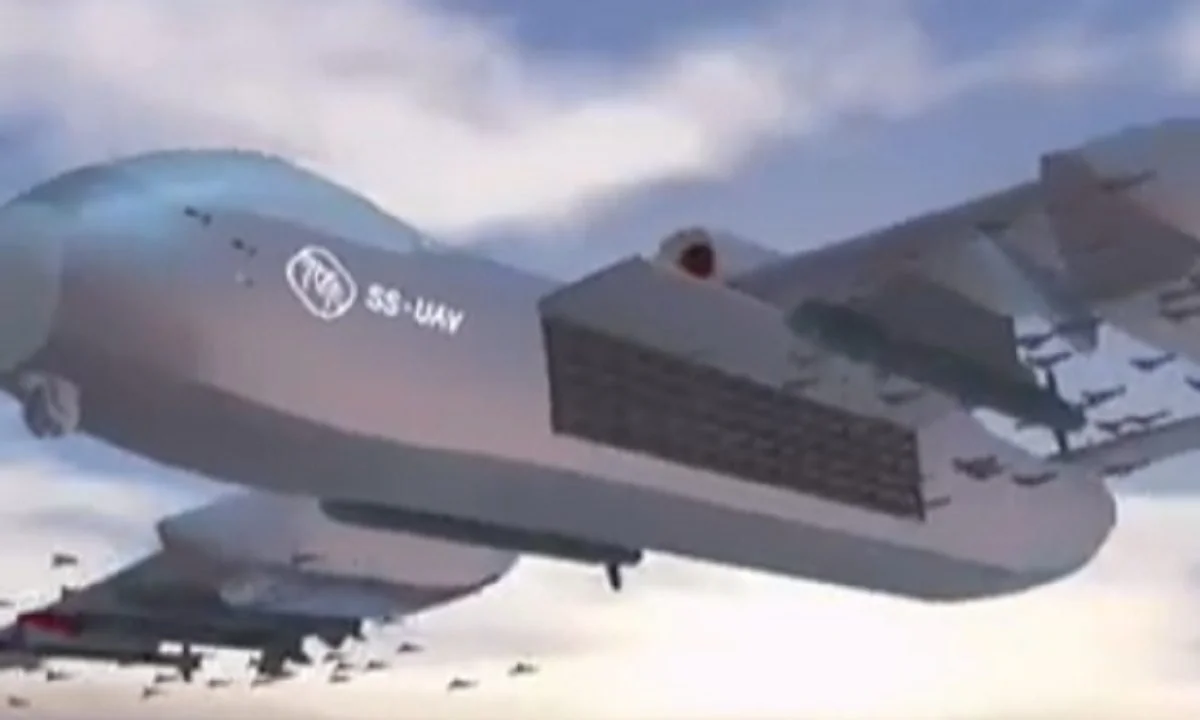 Jiutian SS-UAV: Το ιπτάμενο «αεροπλανοφόρο» της Κίνας με 100 drones στην κοιλιά του