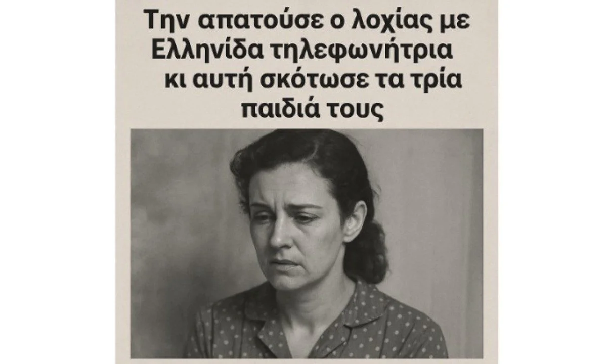 Την απατούσε με Ελληνίδα τηλεφωνήτρια – Σκότωσε τα τρία παιδιά τους από ζήλια