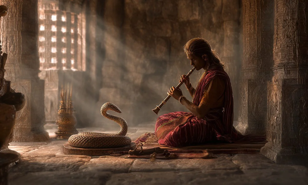snake charming