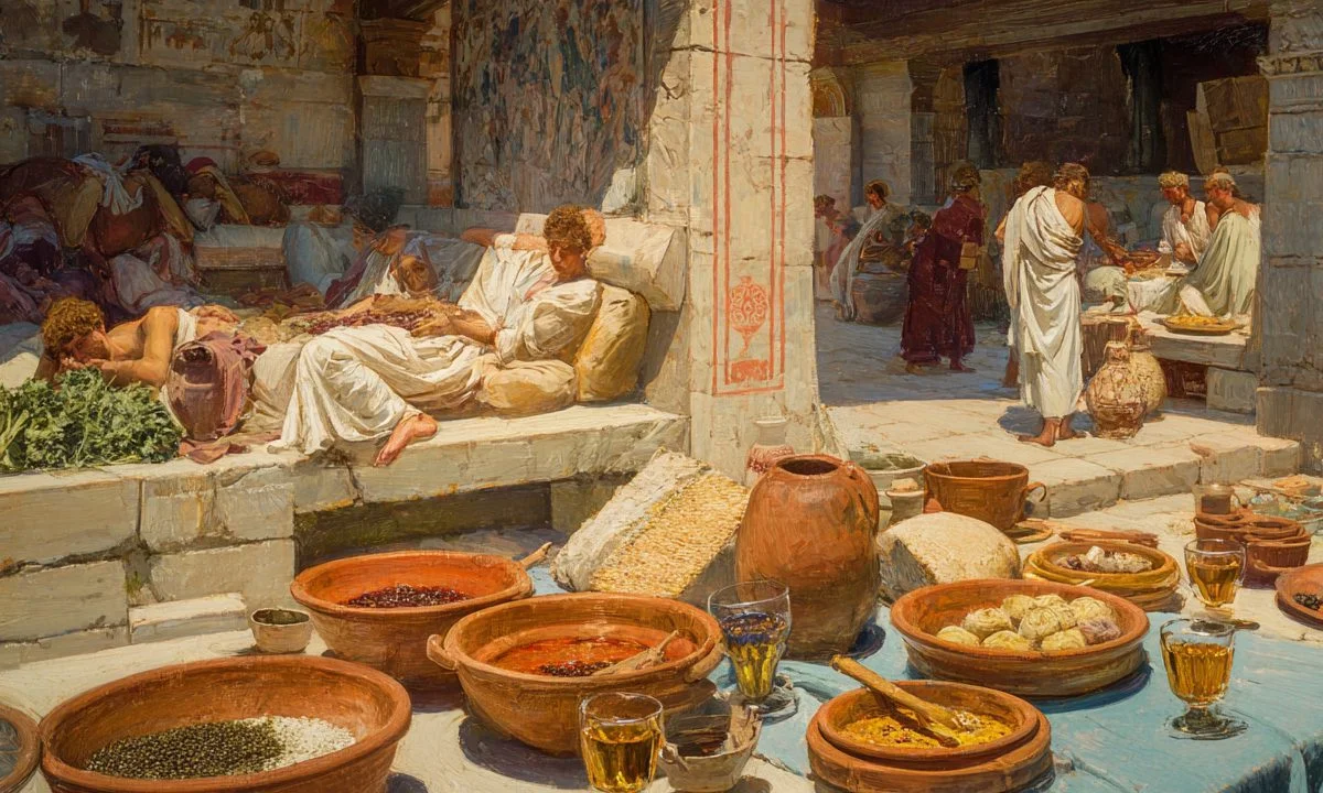 τι έτρωγαν αρχαία ρώμη