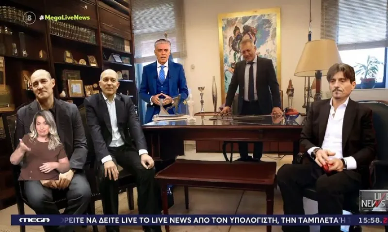 Επικό: Ο Ευαγγελάτος έκανε εικονική συνάντηση Αγγελόπουλων - Γιαννακόπουλου στο γραφείο του Βρούτση! (vid)