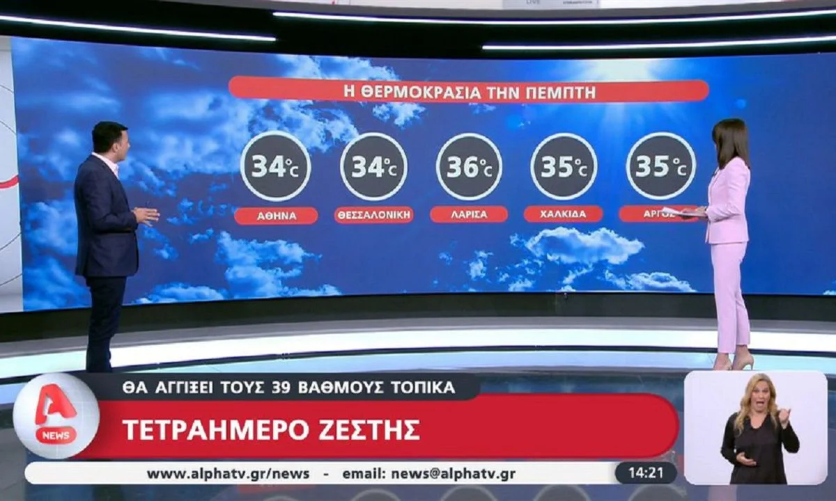 Καιρός: «Καυτό» 4ήμερο στην Ελλάδα, μέχρι και «39άρια» θα χτυπήσει η θερμοκρασία Ξεκινά από σήμερα η θερμή εισβολή. Πόσο θα κρατήσει.