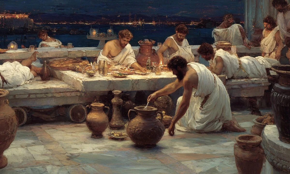 αρχαίοι Έλληνες κρασι